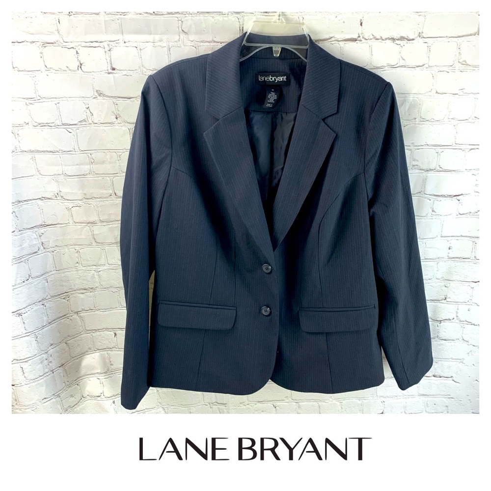 Lane Bryant Pinstripe Blazer